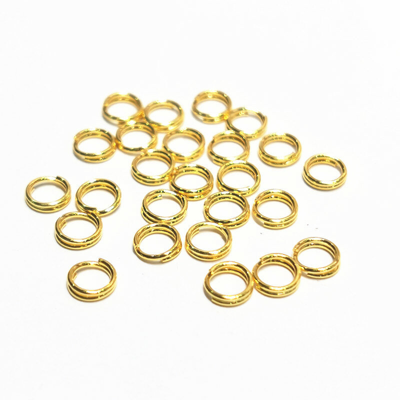 925 Sterling Silver Solid Double Jump Split Rings for Jewelry Making DIY Components Finding