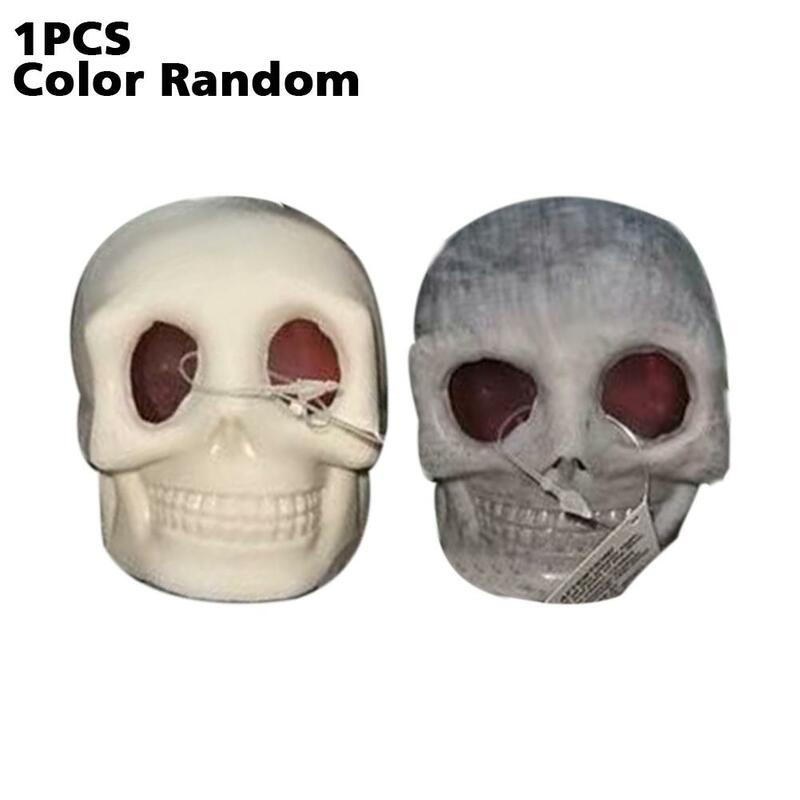 Gothic Pinch Sensory Skull Head Fidget Toys Squeeze Relieve Stress Adult Vent Decompress Toy Halloween Horror Toys for Children