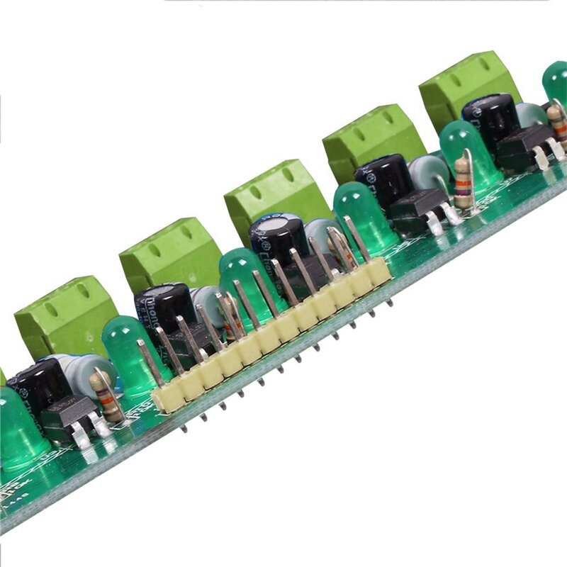 8-канальный модуль оптрона переменного тока 220 В, модуль процессора MCU TTL PLC