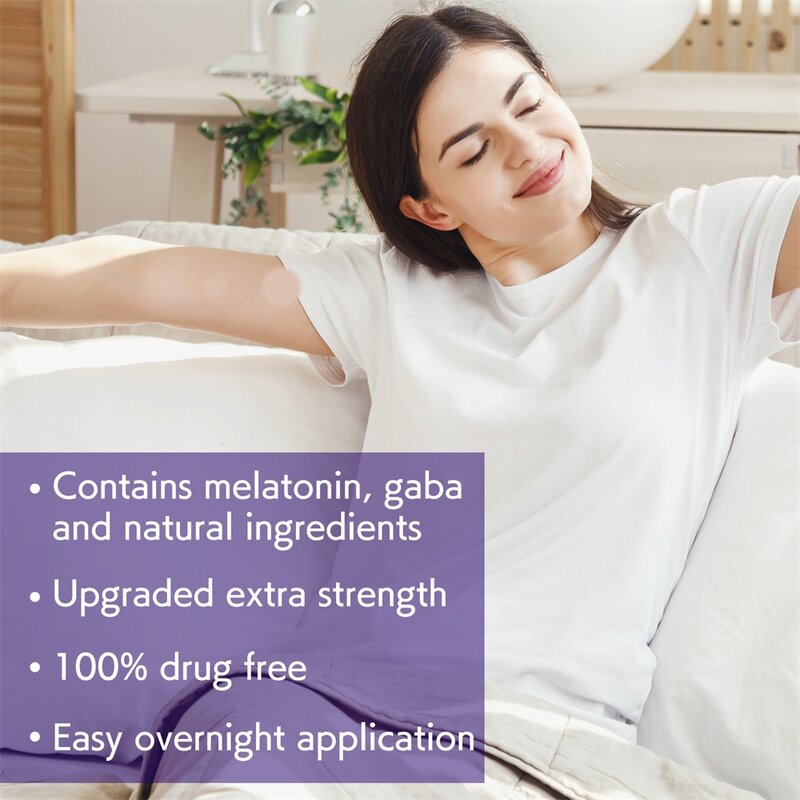 Lavender Aromatic Balm Insomnia Improve Sleep Soothe Relax Mood Stress Plant-based Ingredients Sleepless Cream TSLM1