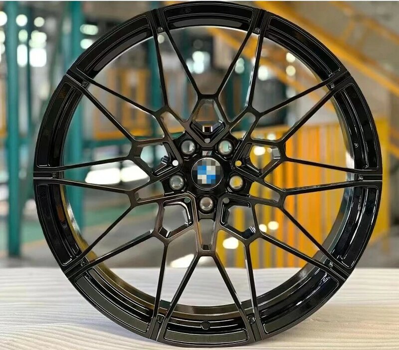 Custom forged deep dish wheels 18-22 inch 5x120 black 5 spoke car rim for BMWs