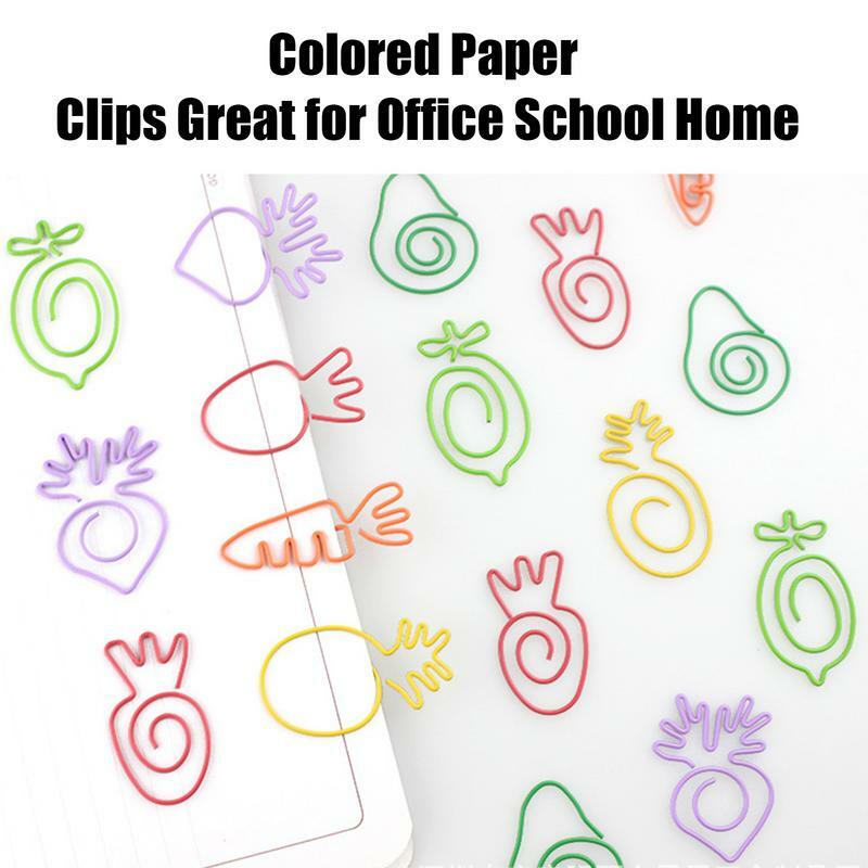 Clipes de papel criativos para escola, Paperclip Book Markers, forma de animal ou avião, presentes aleatórios para professores, colegas de trabalho, 30pcs