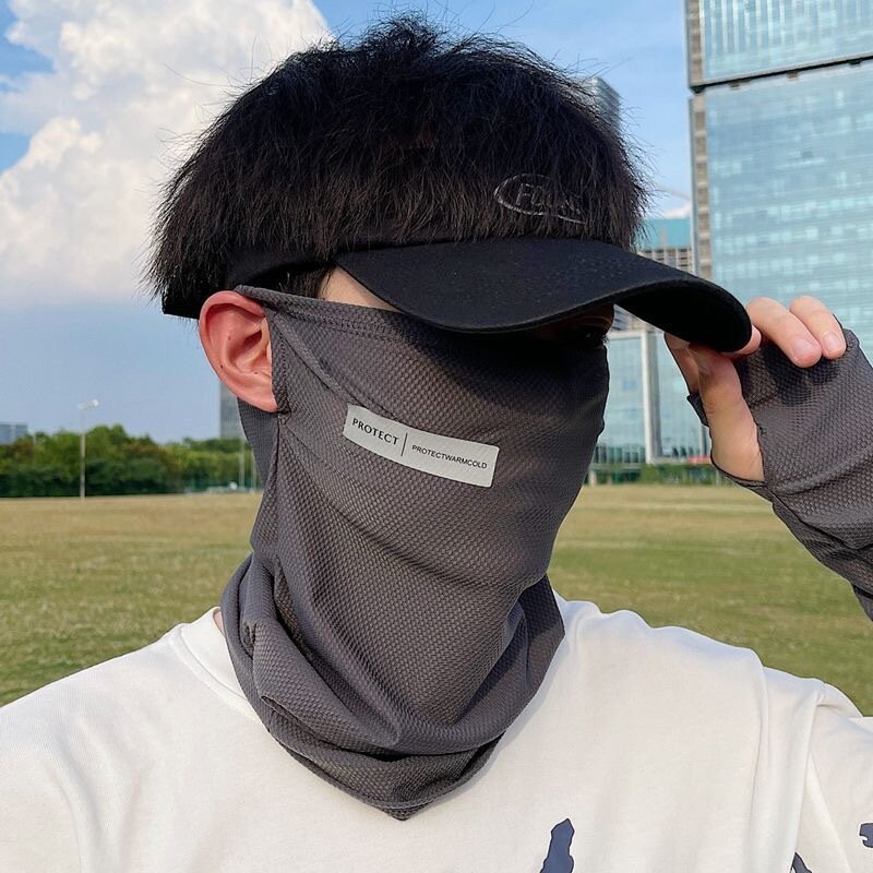 Uv Solar Arm Sleeves Men Cycling Mask Long Sleeve Ice Silk Driving Arm Cover Uv Protection Summer Women Anti-Sunburn Cool Muff