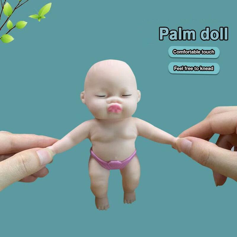 TPR Lala boneca amassar brinquedo para bebê, palma de areia, rebote lento, alívio de pressão criativo, pitada música brinquedo, baixo aumento, alívio do estresse, novo