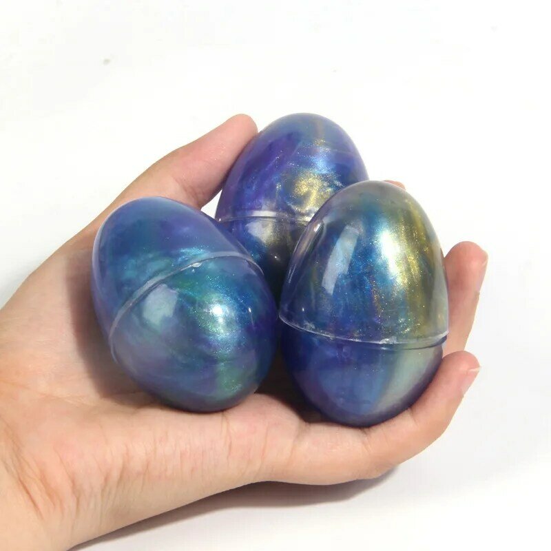 Kolorowe jajka, krystaliczne błoto, gwieździste niebo błoto, kreatywne DIY smukłe kolorowe błoto, siedmiokolorowa zabawka dekompresyjna