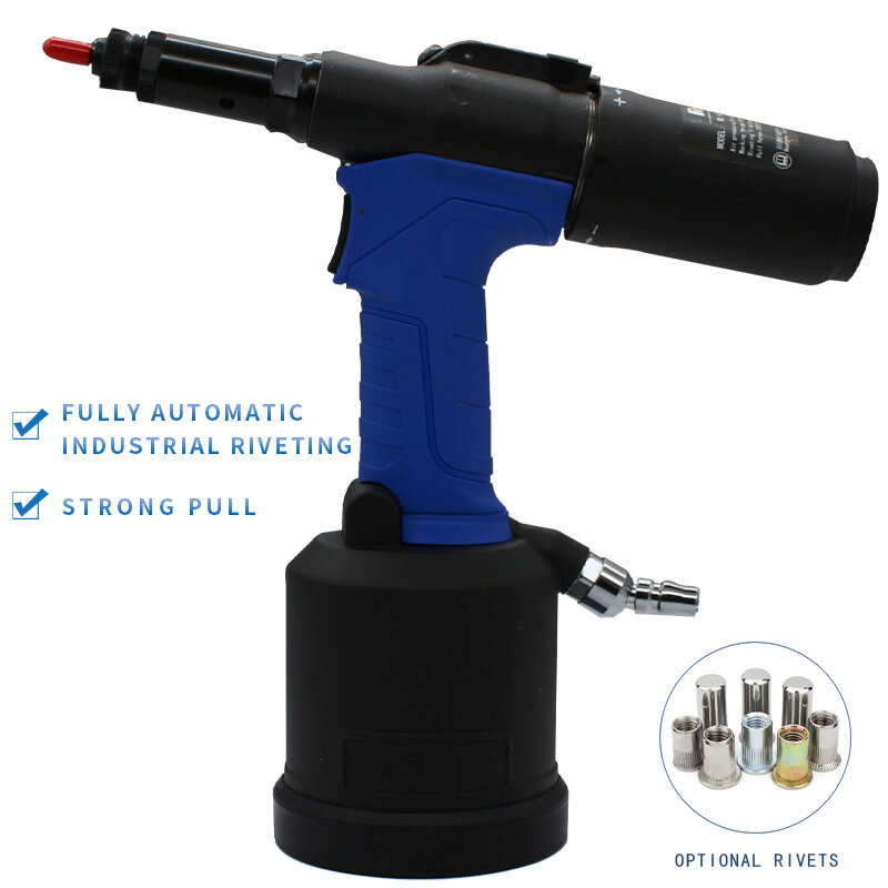 Pistola remachadora neumática automática, herramienta de tuerca de remachado rápido hidráulico Industrial, RL-6312, M3, M4, M5, M8, M10, M12