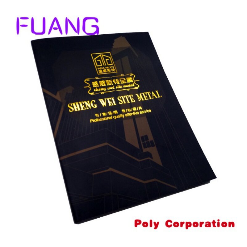 Custom  Reinforced Hot Gold Stamp Cardboard Household Decoration Specification Instruction Book