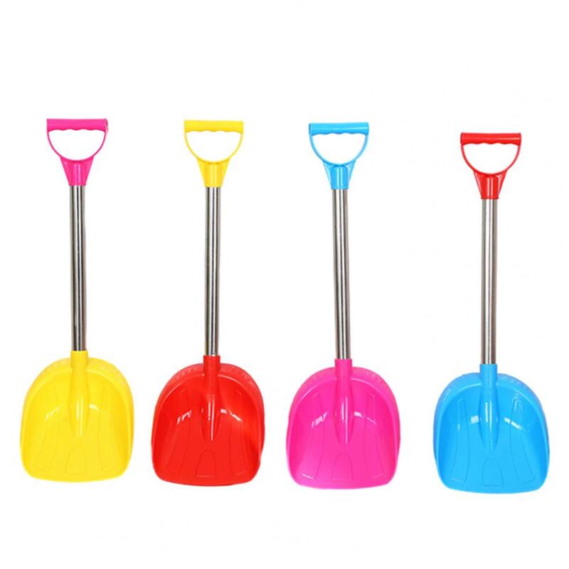 Beach Shovel Smooth Surface Easy to Grip Handle Thickened Stainless Steel Rods Kindergarten Baby Digging Sand Outdoor Shovels