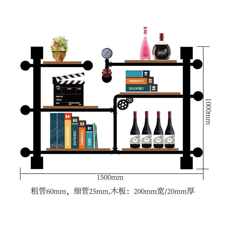 Montado na parede do vinho ferro titular, estante, simples pendurado cremalheira do vinho, arte do ferro, gabinete de apoio, plana e inclinada tipos