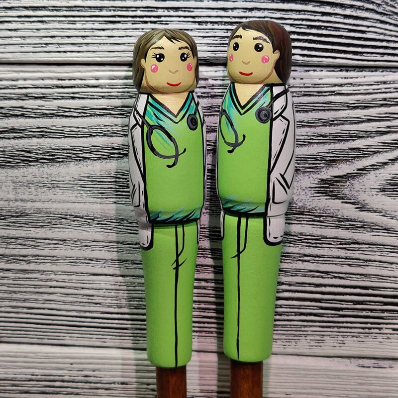 2Pcs Best Gift For Nurses, Personalized Funny Ballpoint Pen With A Surprise, Birthday Gift, Christmas, White Elephant Reusable