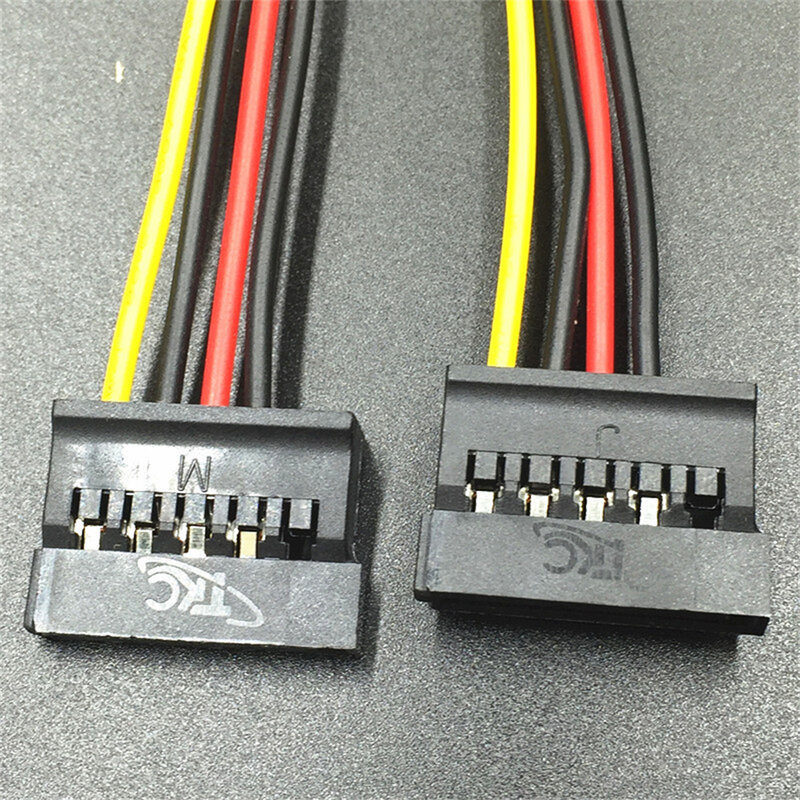 Кабель питания Molex IDE-2 серии ATA, кабель питания для жестких дисков SATA Y, разветвитель, переходник с двух жестких дисков, 1 ~ 5 шт.