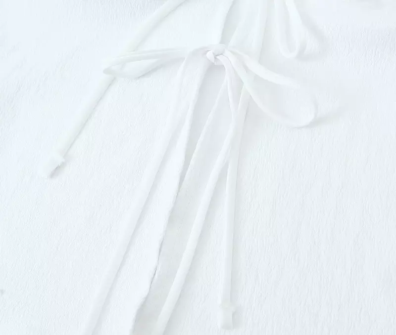 Kombinezon damski 2 sztuki 2024 nowa moda wykwintna kokardka dekoracyjna satynowa bluzka Vintage + elastyczna talia proste spodnie damski garnitur