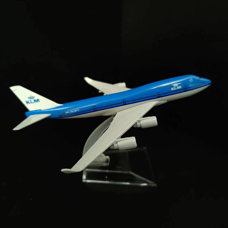 Modelo de colecção Royal Dutch Metal, 1:400 KLM, B747, Aeronaves, Escala, Aviação, Moldado, Miniatura, Ornamento, Lembranças