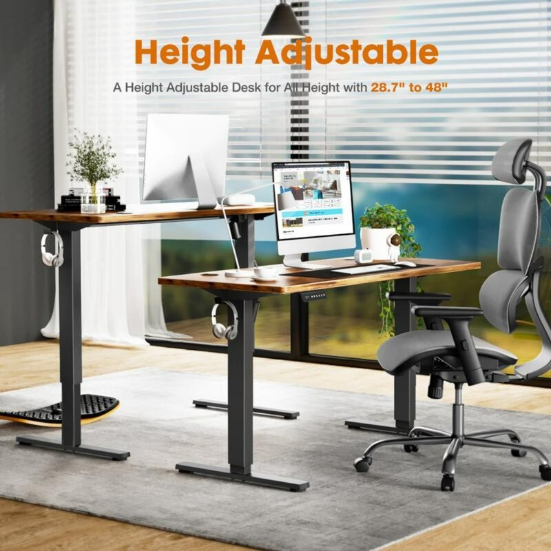 #【Spring Sale】SweetFurniture Electric Height Adjustable Standing Desk