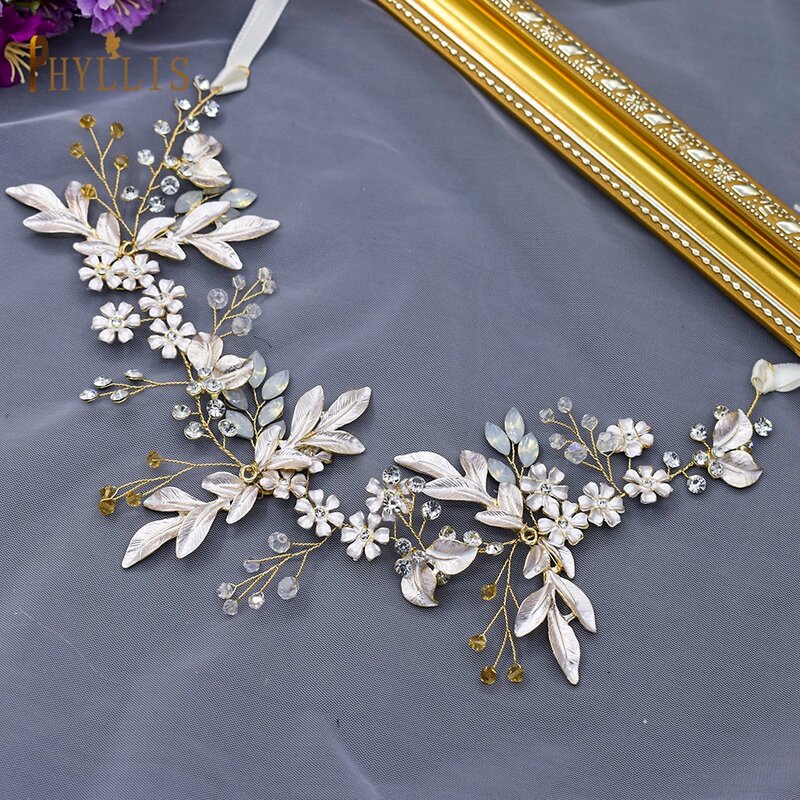 S127 ouro casamento sash cintos de noiva moda feminina cinto flor strass faixa cinto pérola da dama de honra cintos de vestido de casamento