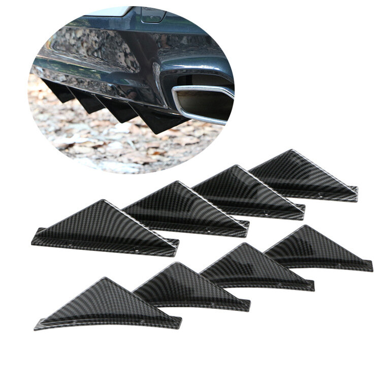 Spoiler traseiro triangular para modificação do carro, decoração do bordo traseiro, triângulo do chassi