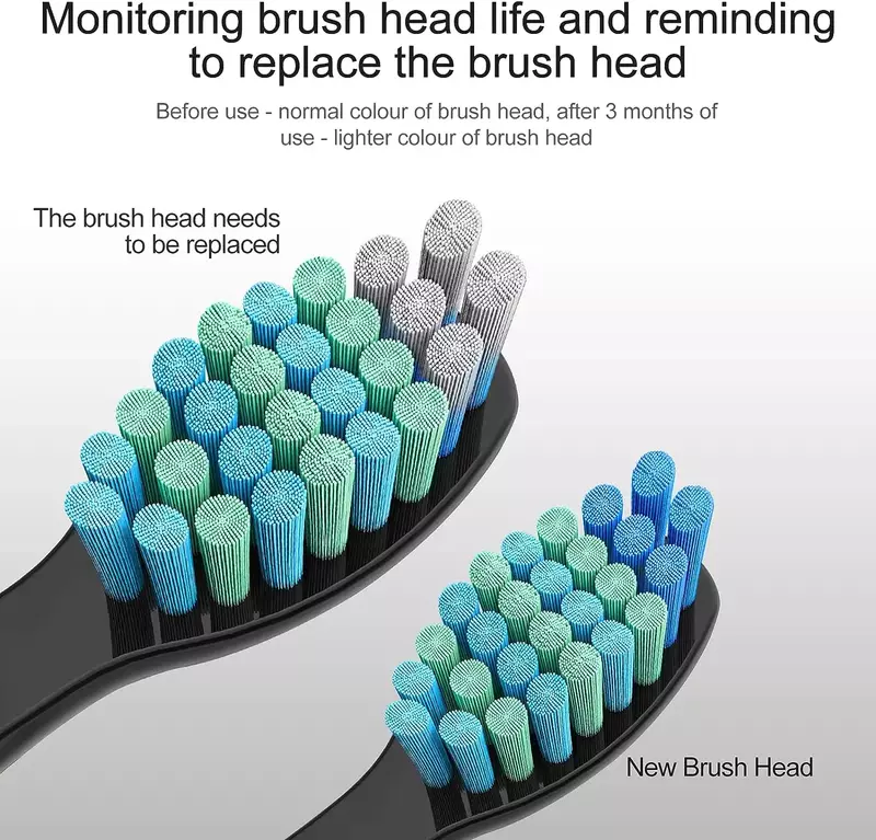 Cabezales de repuesto para cepillo de dientes eléctrico, piezas 4-16, Compatible con SEAGO SG910/507/958/515/949/575/551