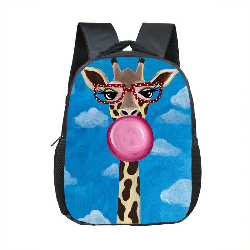 Cute Cartoon Animals School Bags, Mochila na moda, Kindergarten Escola Primária Bookbag, Estudante Koala Travel Bags, 16 polegadas