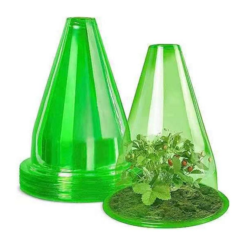 Garden Cloches Plastic Plant Cover Protectors Reusable Seedling Bell Proof Cover Protector Plant Greenhouse Plant Cover Ani M7T2