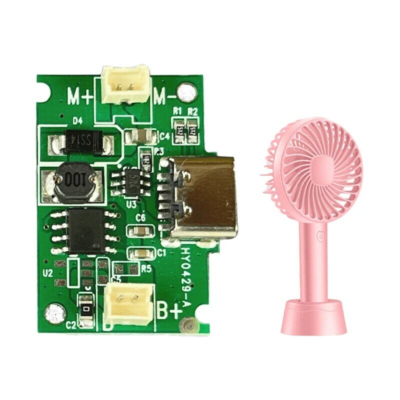 Factory OEM/ODM custom circuit control board PCBA for handheld small fan USB charging desktop small fan
