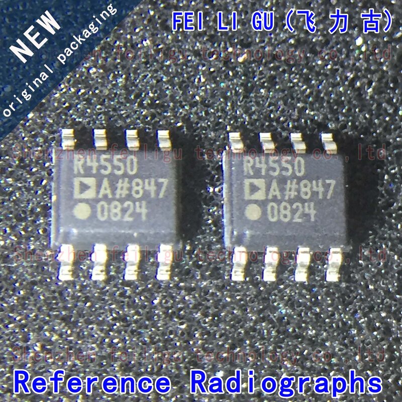 ADR4550ARZ-R7 original ADR4550ARZ ADR4550AR ADR4550, 100% nuevo, Impresión de pantalla: R4550A, Paquete: SOP8, chip de referencia de voltaje