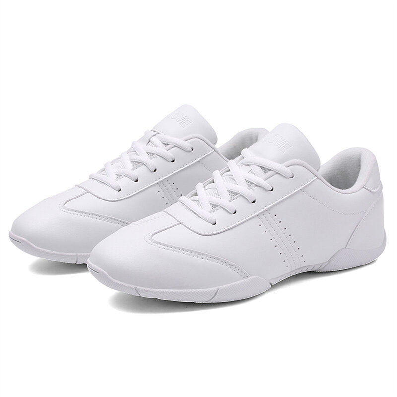 ARKKG Girls White Cheer Shoes scarpe da ginnastica scarpe da Tennis da ballo traspiranti per bambini Sneakers da competizione leggere per allegria giovanile