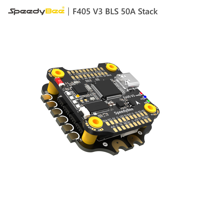 Speedybee F405 V3 3-6S 30X30 Fc & Esc Fpv Stack Bmi270 F405 Vluchtcontroller Blhelis 50a 4in1 Esc Voor Fpv Freestyle Drone Model
