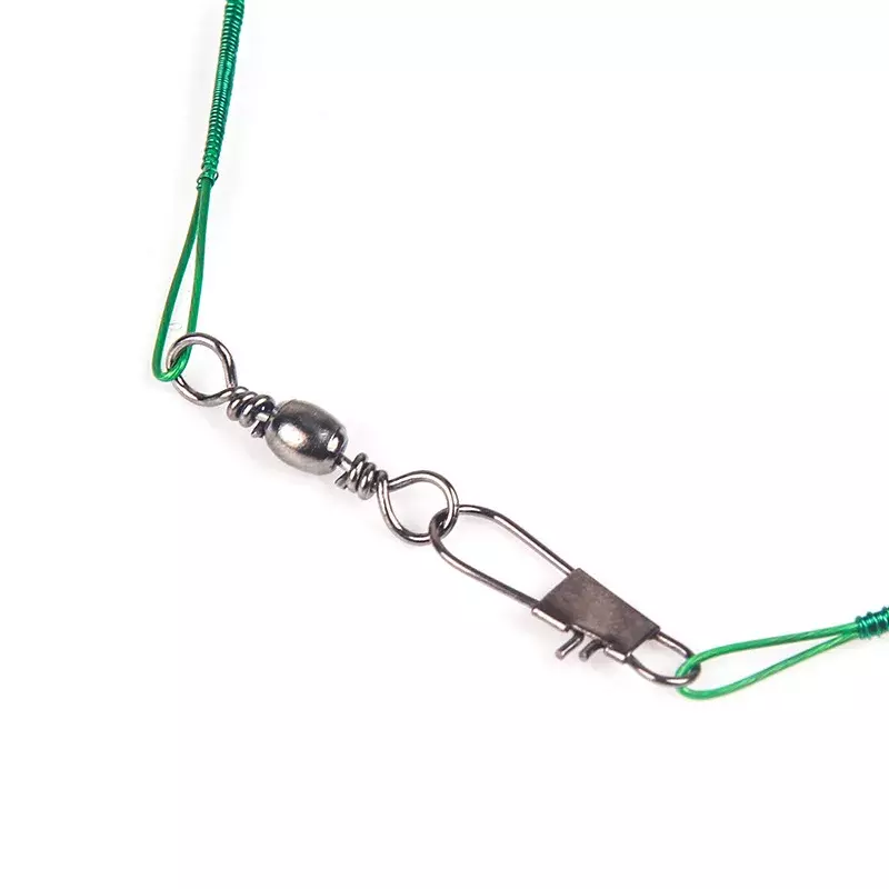 Aoace-釣り用の鋼線の先端を備えた咬傷,魚を捕まえるためのライン,釣りアクセサリー,リードコア付き,15cm〜50cm,20個