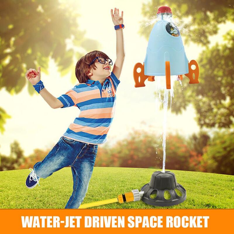 Wyrzutnia rakiet zabawki odkryty rakieta ciśnienie wody podnoszenie zraszacz zabawka zabawa interakcja w na trawnik ogrodowy woda Spray zabawki dla dzieci