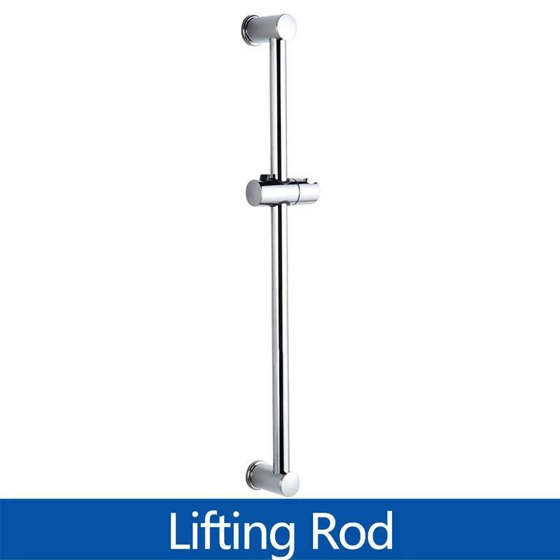 Stainless Steel Black Sliver Bath Adjustable Shower Bar Lift Rod Shower Column Shower Riser Slide Bar Shower System Sliding Bar