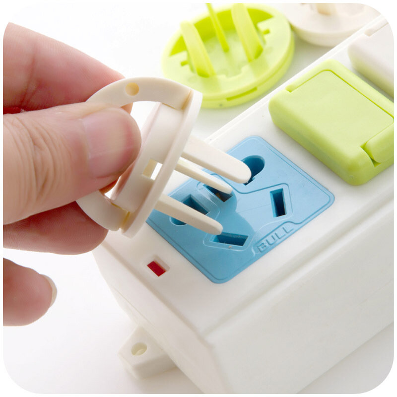 10Pcs Safe Socket Stopcontact Baby Veiligheid Guard Bescherming Baby Anti Elektrische Shock Stekkers Protector Cover Safe Lock Veiligheid
