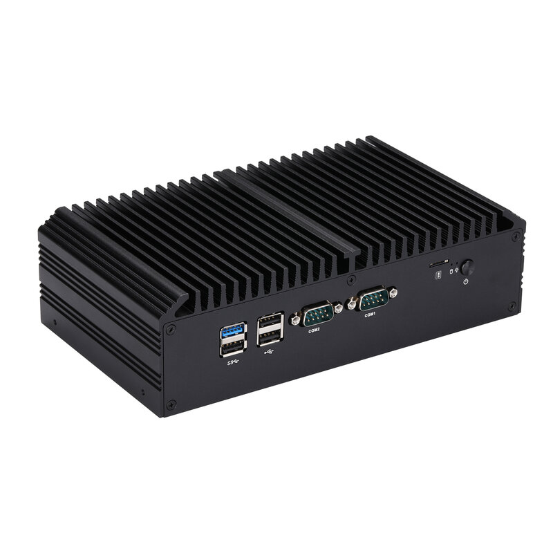 Mini PC Sin ventilador, procesador Intel Core i3-1215U de 12ª generación, 6 núcleos, 3 puertos de pantalla de salida de vídeo, automatización Industrial, 8 USB