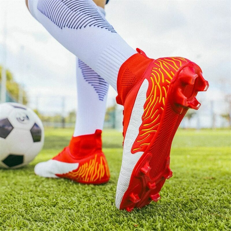 Botas de fútbol profesionales para hombre, zapatos de fútbol antideslizantes, zapatillas de fútbol AG, zapatos de fútbol deportivos de entrenamiento