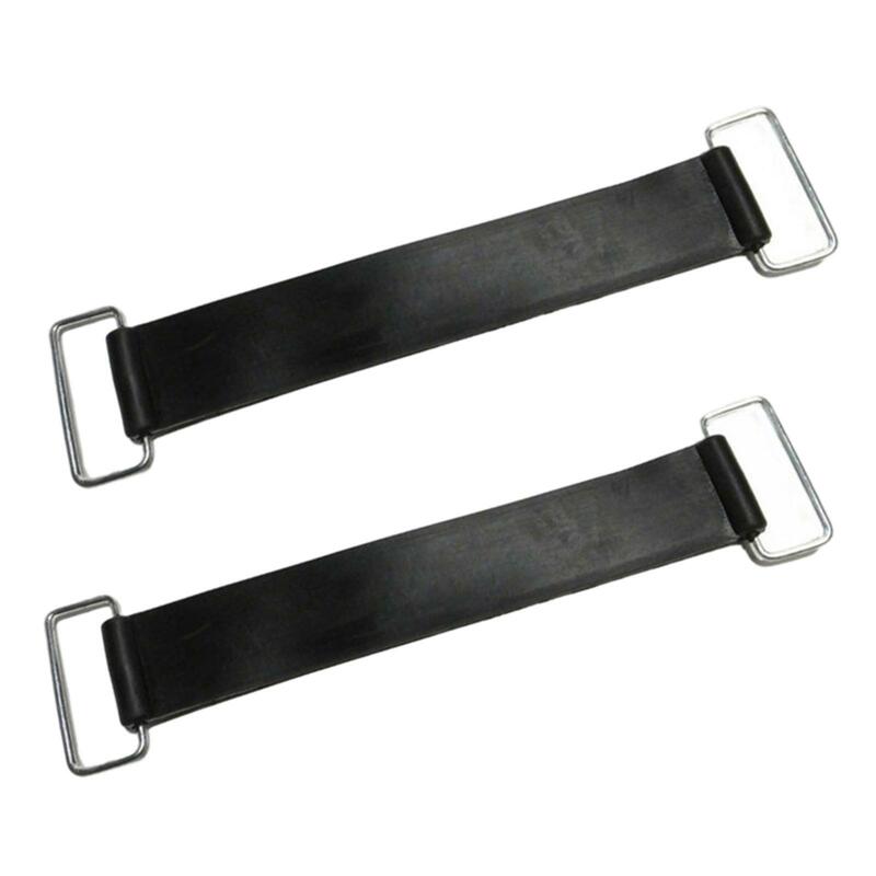 2 Pieces Battery Straps Rubber Band for Motorcycle  Car