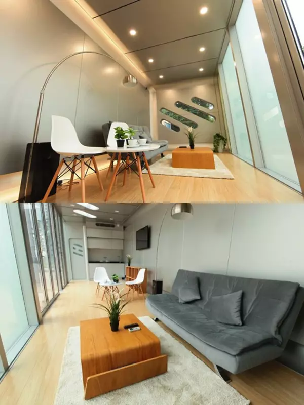 Customized space capsule container mobile room villa homestays housing people capsule starry sky room customized sun room