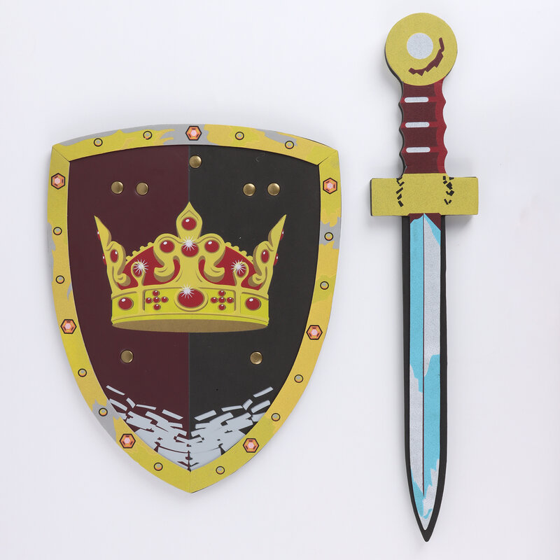 EVA детский Поролоновый меч, программное обеспечение, губка, оружие, щит, рыцарь, ограждение, игра для мальчиков и девочек, игрушки