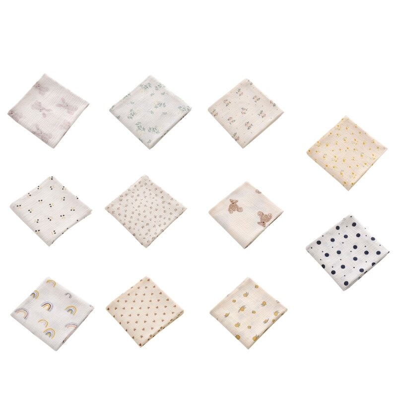 Upgraded Muslin Swaddle Blanket Cotton Muslin Square Soft Large Muslin Swaddles Muslin Cloths for Baby Boys Girls Dropshipping