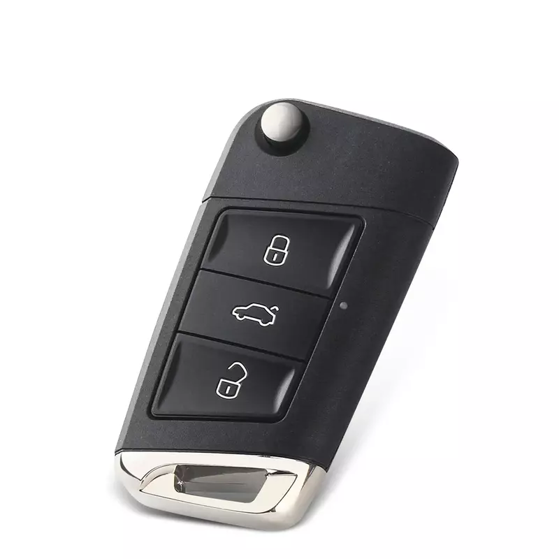 KEYYOU For Volkswagen VW Golf 4 5 Jetta Passat CC Tiguan Polo Beetle Skoda Flip Remote Key Shell Fob 3 Button Car Key