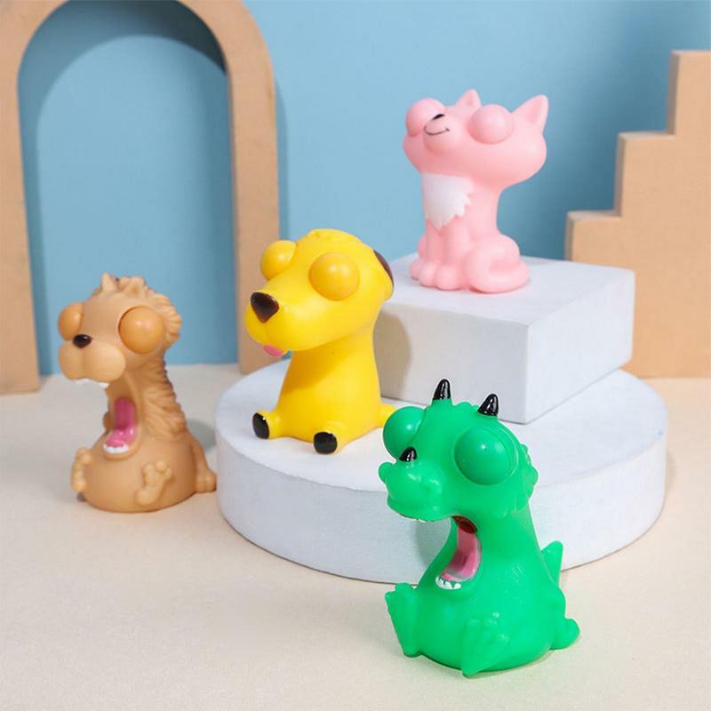 Figuras de animales de dibujos animados, juguetes Kawaii para aliviar el estrés, 1 unidad, juguete antiestrés