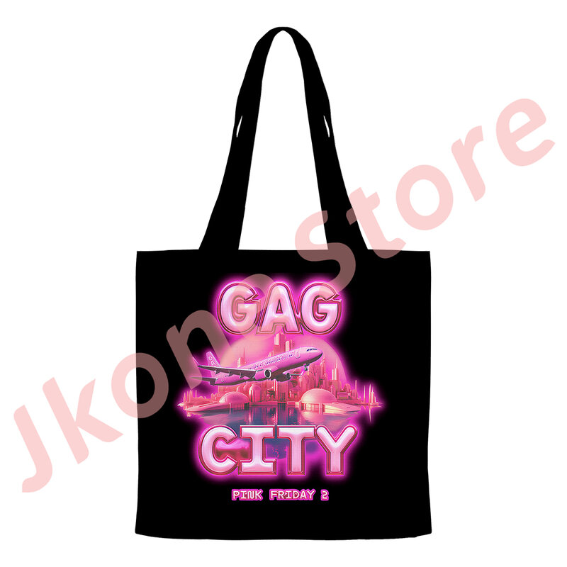 Nicki Minaj różowe torby na ramię Friday 2 Tour Unisex modne śmieszne casualowe w stylu Streetwear