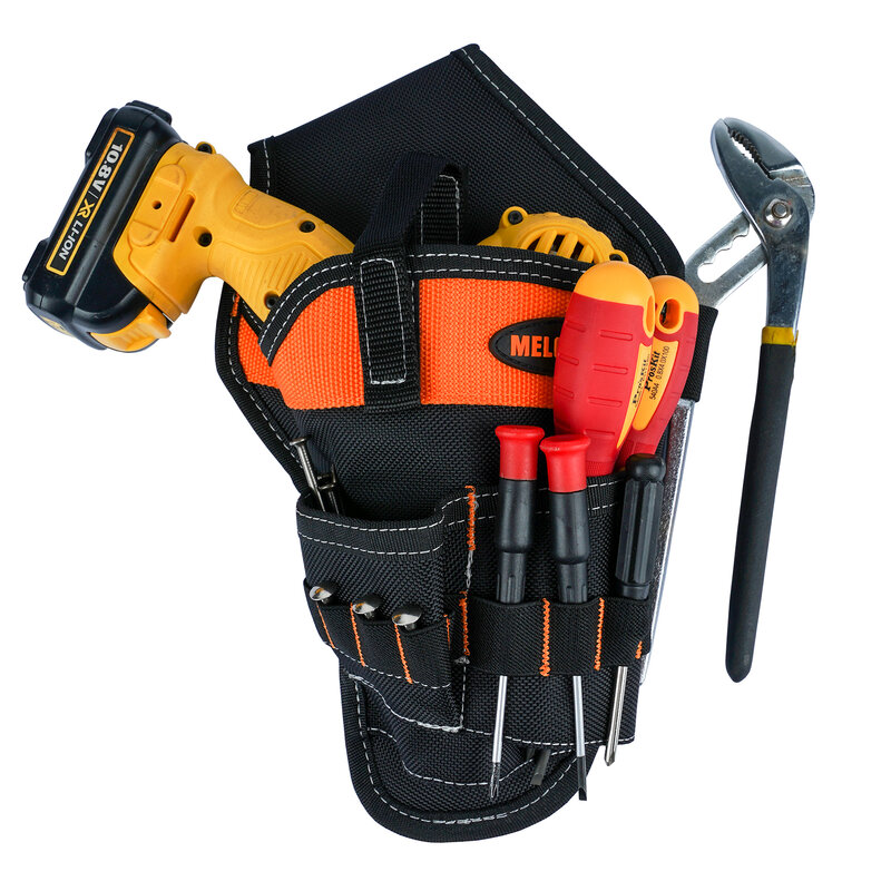 MELOTOUGH Drill Holster Waist Tool Bag Electric Waist Belt Tool Pouch Bag forTools and Drill bits