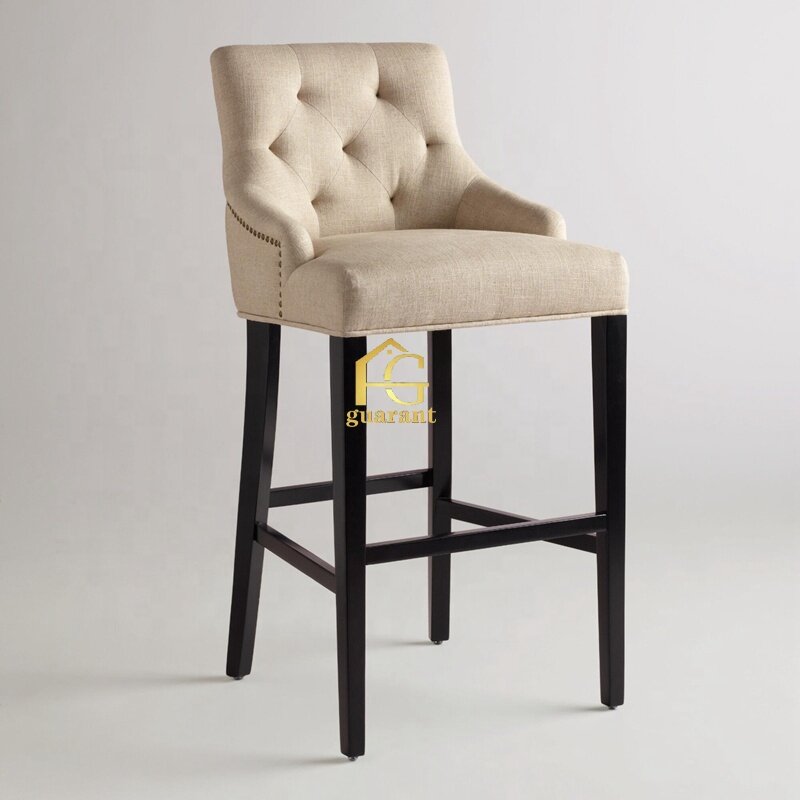 Modern Design Hotel,tufted Bar Stool For The High Table