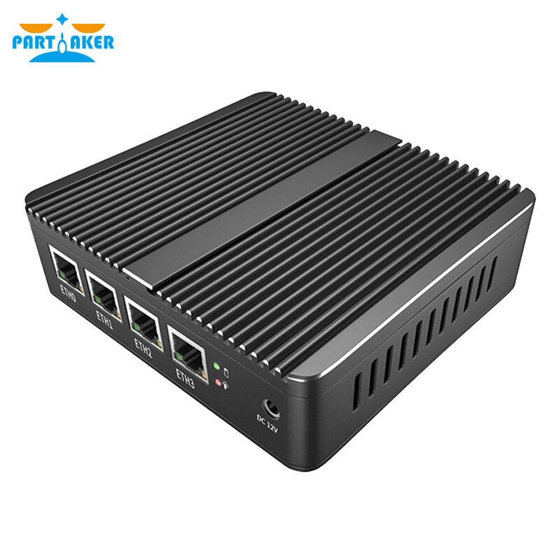 Router pfSense tanpa kipas Celeron J4125 N4000 N5000, PC Mini 4 LAN 2.5G Intel i226 2500M, alat Firewall OPNsense Openwrt