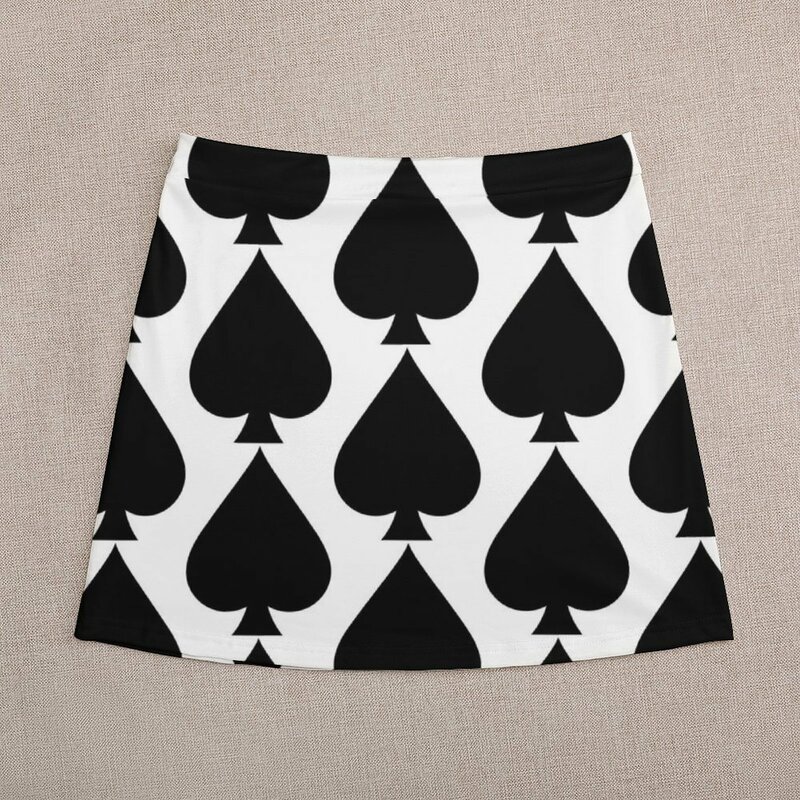 Мини-юбка Ace of Spades, мини-юбка, Корейская одежда, Женская Милая юбка, шикарная и элегантная женская юбка
