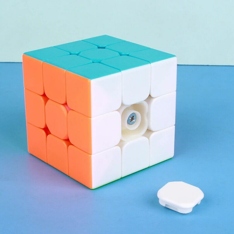 Qiyi-vela w profissional cubo mágico, guerreiro s, 3x3, velocidade puzzles, brinquedo para as crianças