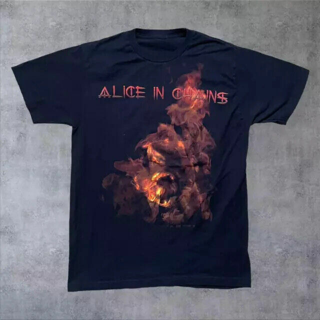 Unisex Alice in Chains Gráfico Camisa, Camisa Grunge Banda, Homens e Mulheres