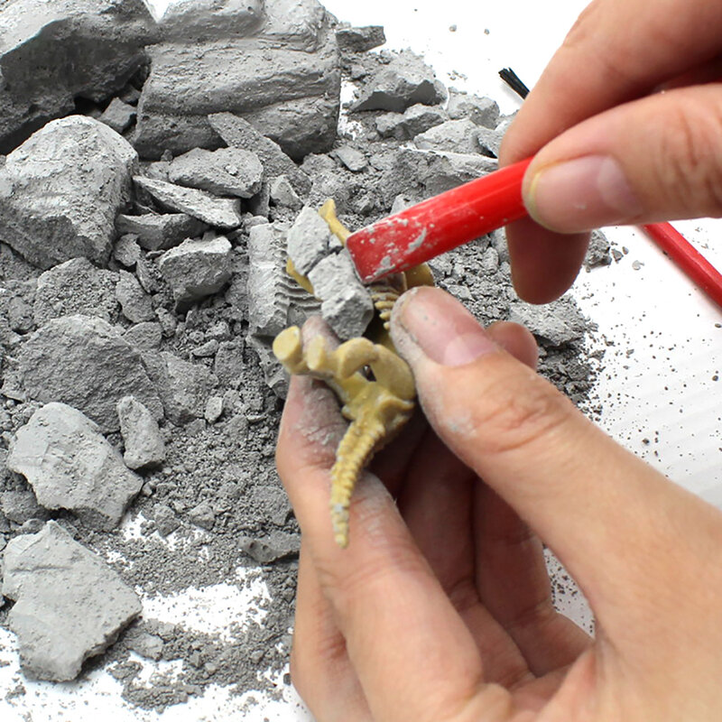 FEICHAO DIY dinozaur archeologiczne kopać Model Diy kopalne kopanie zestaw dla dzieci prezenty