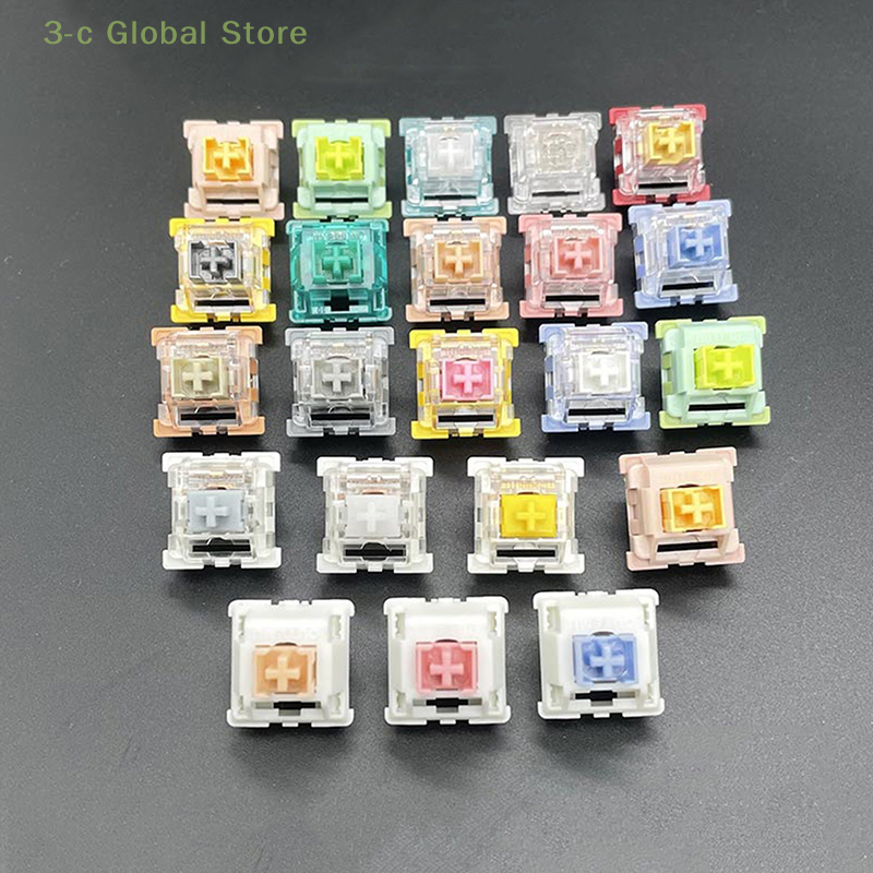 Outemu Switch For Keyboard 3Pin Linear Tactile Clicky Silent Switches For Mechanical Keyboards Gaming Switch