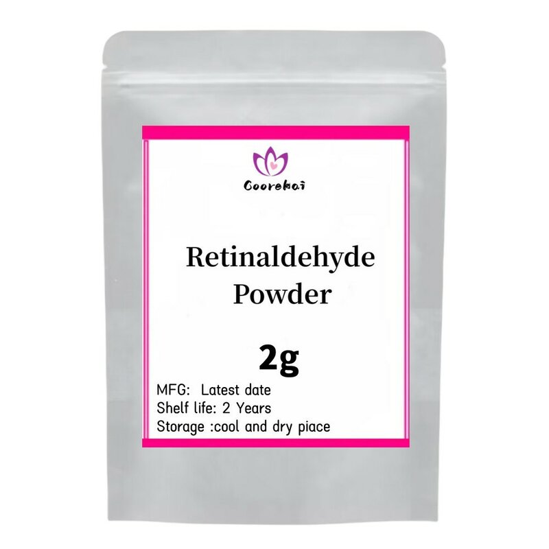 High Quality 1-10g Cosmetic Grade Retinaldehyde Powder Cosmetic Material