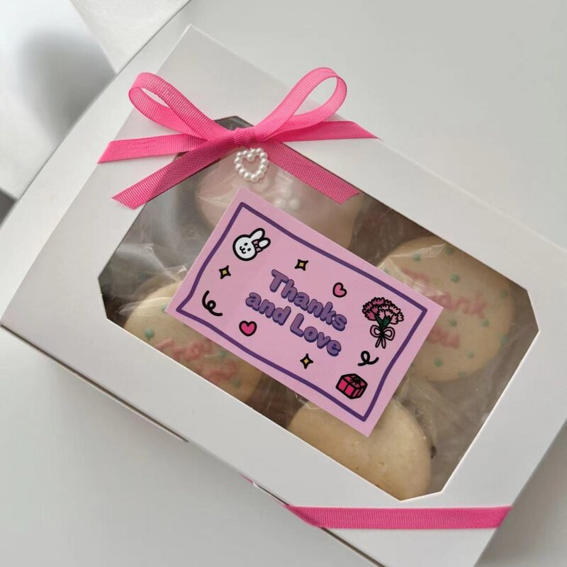 30 teile/satz rosa Dank-und Liebes karten für Muttertag Valentinstag dekorative Karte für Liebhaber, Geschenk verpackungen Hochzeits feier Gunst